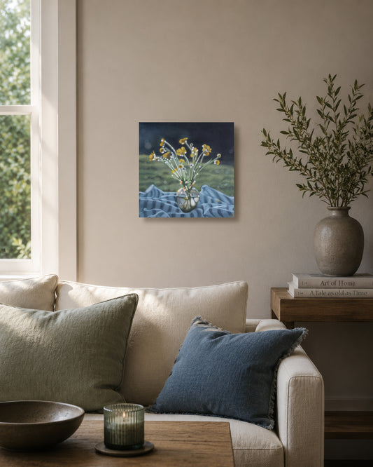 Buttercups - original oil painting