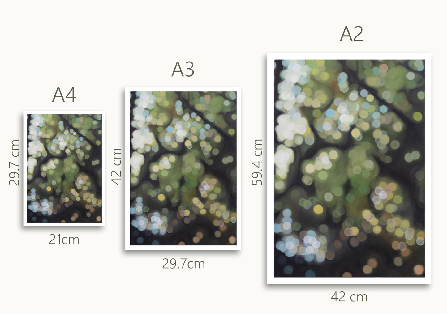 Forest bokeh - fine art print