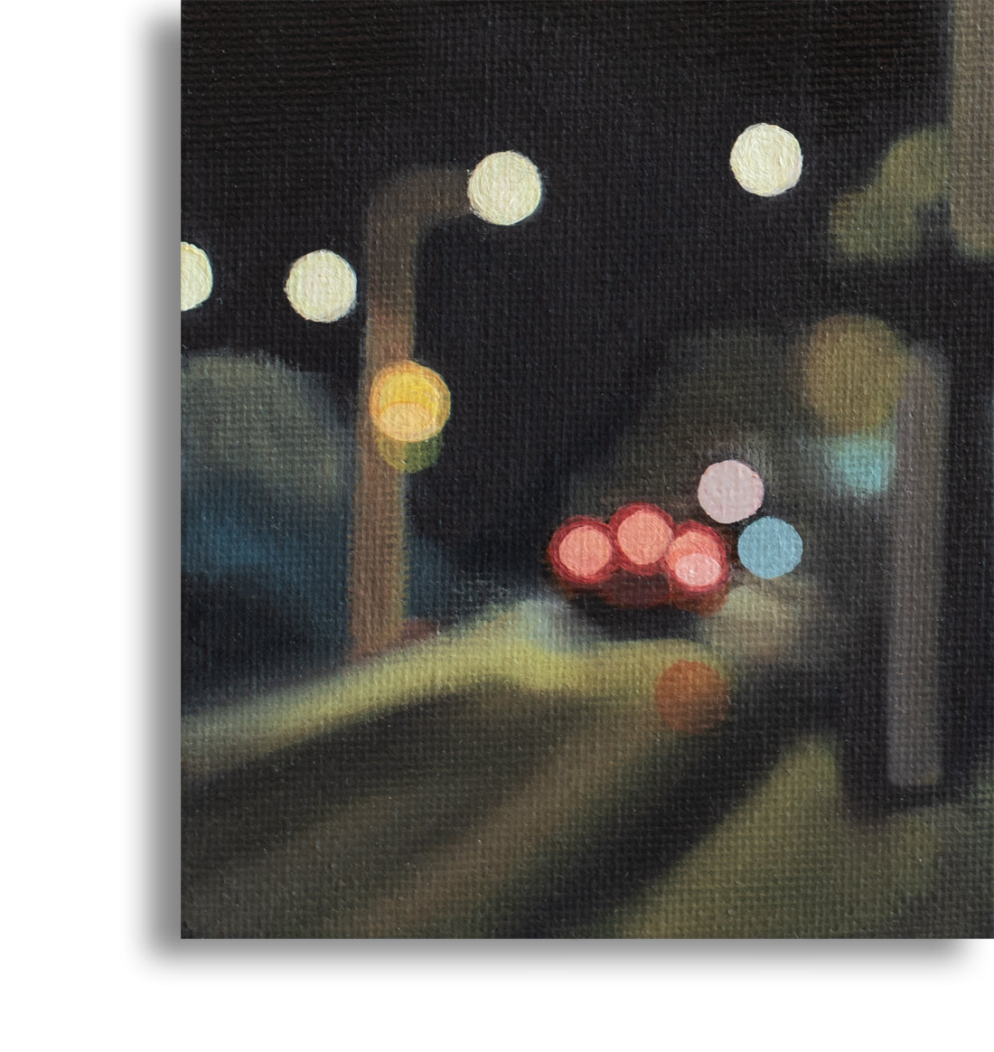 Gore - Bokeh original oil painting on canvas