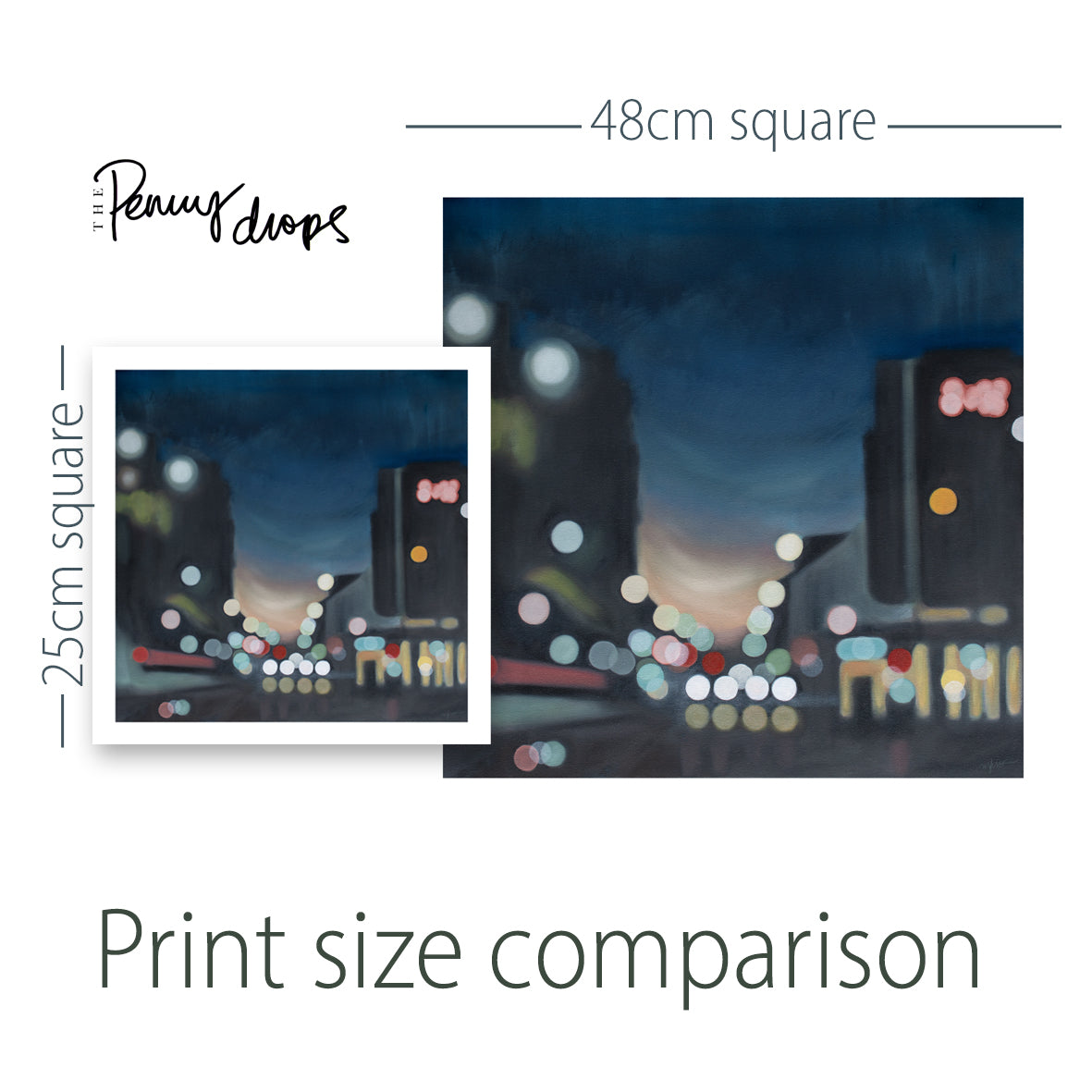 Twilight Tango - bokeh fine art print