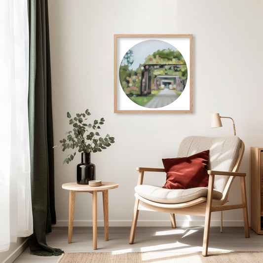 Rose Garden bokeh - fine art print