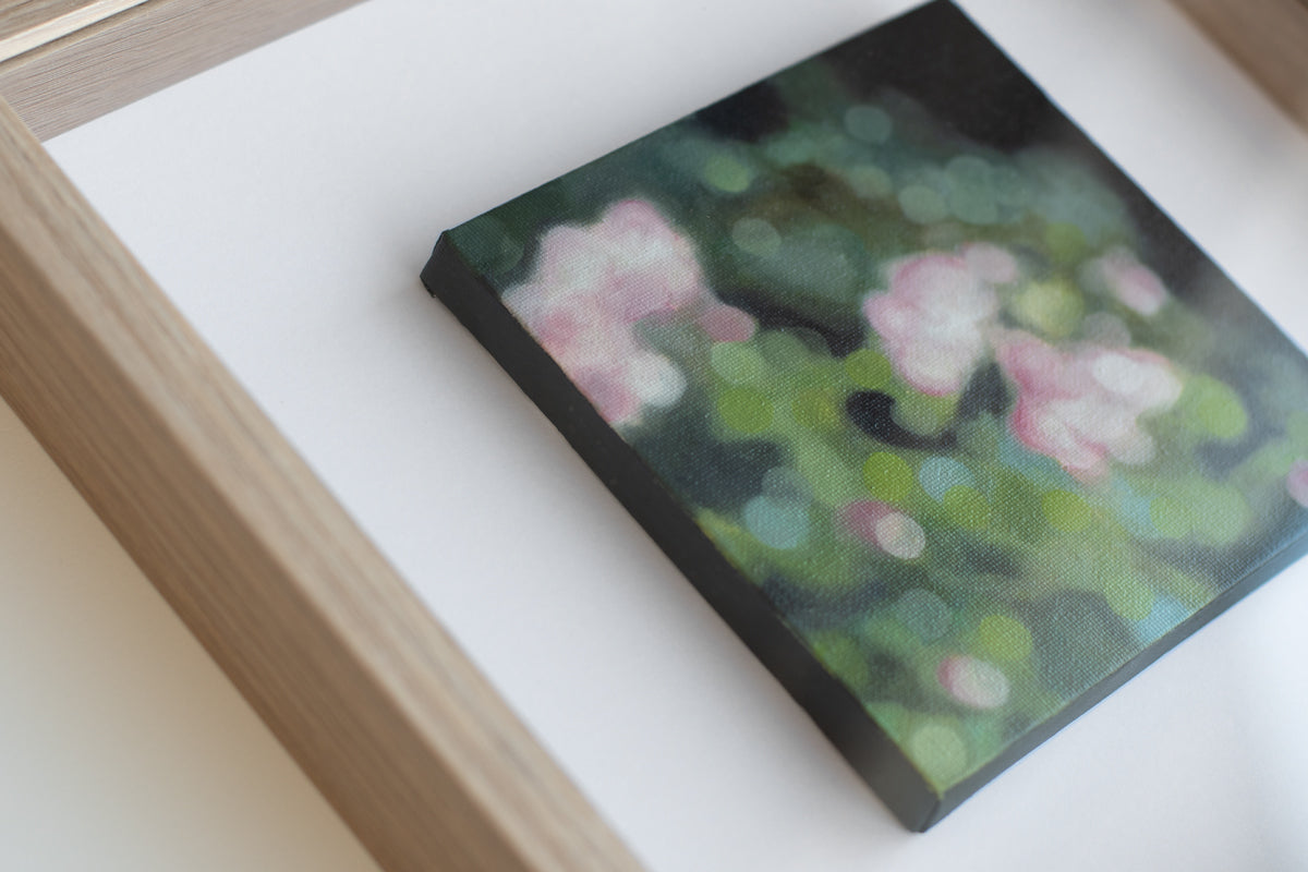 The Blooming Queen - The Rose Garden original oil painting on canvas