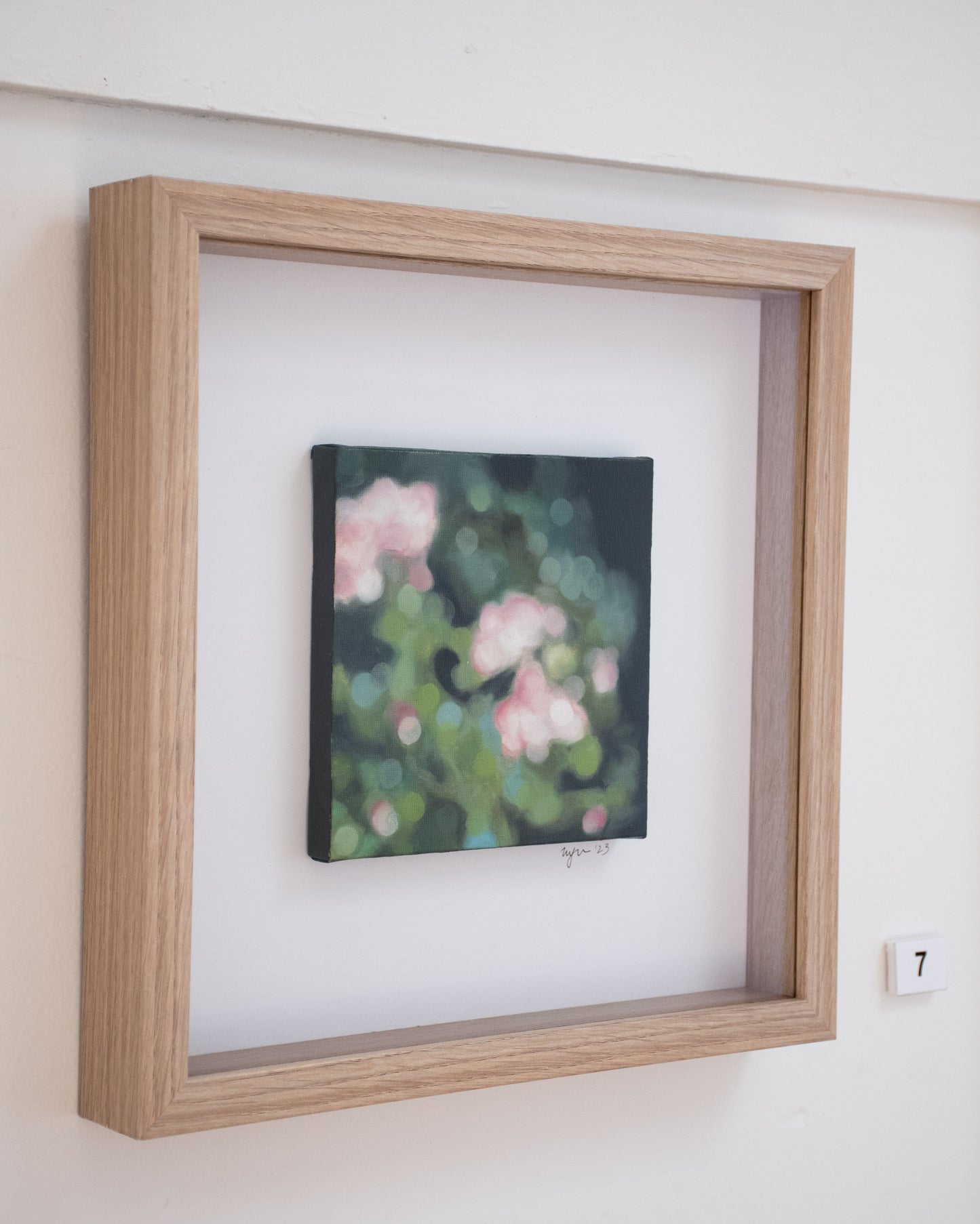 The Blooming Queen - The Rose Garden original oil painting on canvas