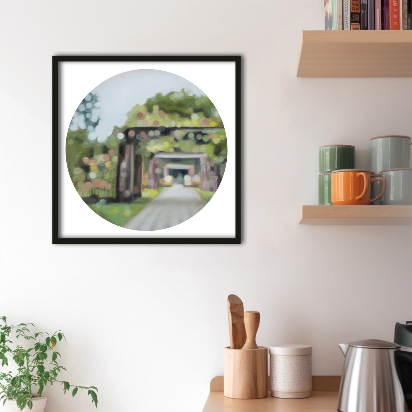 Rose Garden bokeh - fine art print