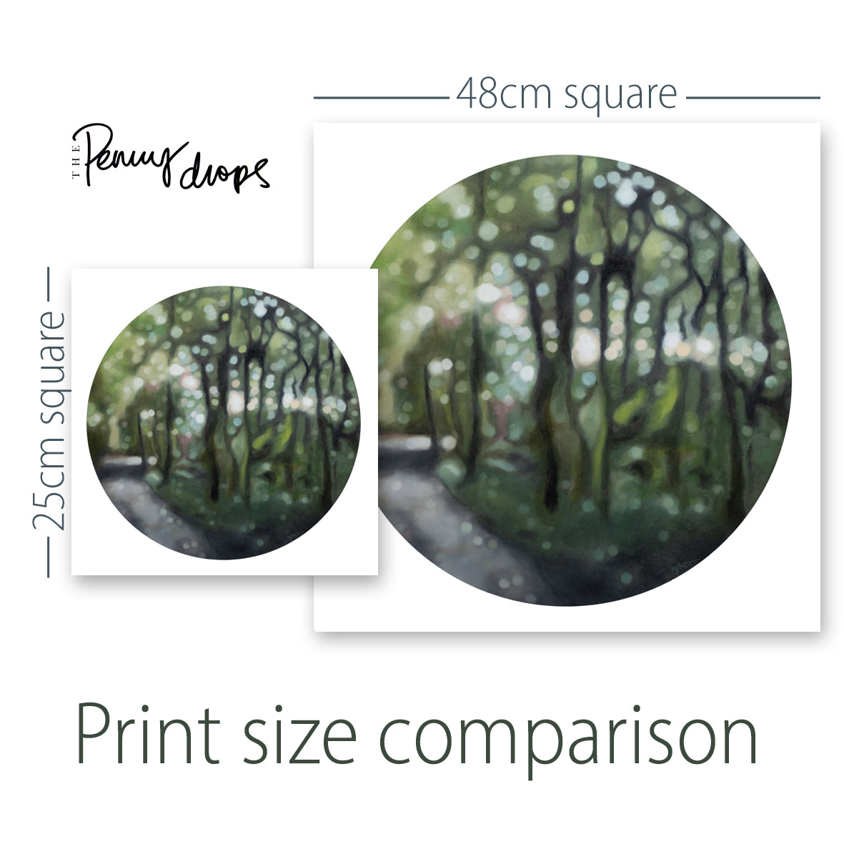 Trusting the Path - bokeh fine art print