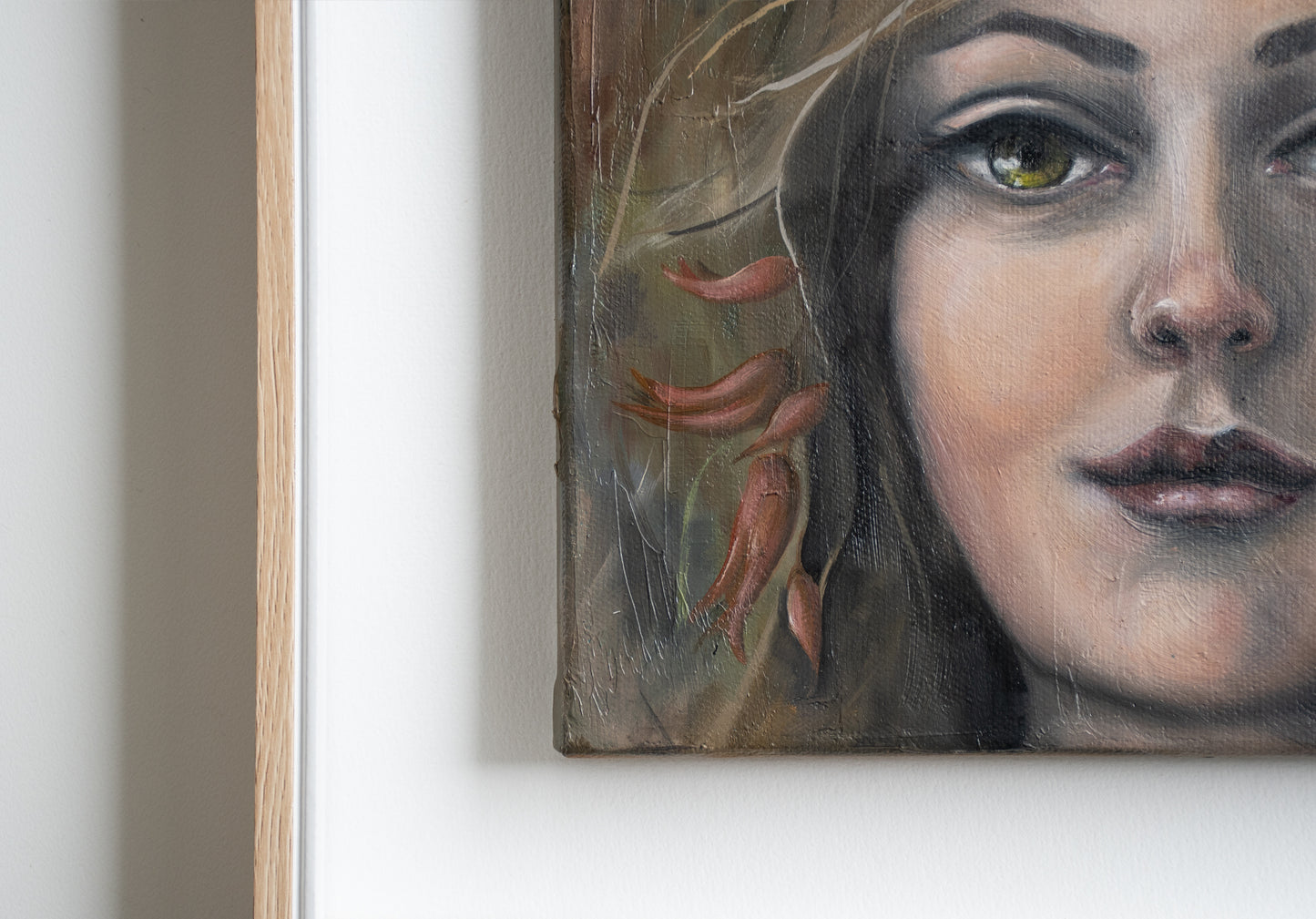 Original oil portrait - Harakeke