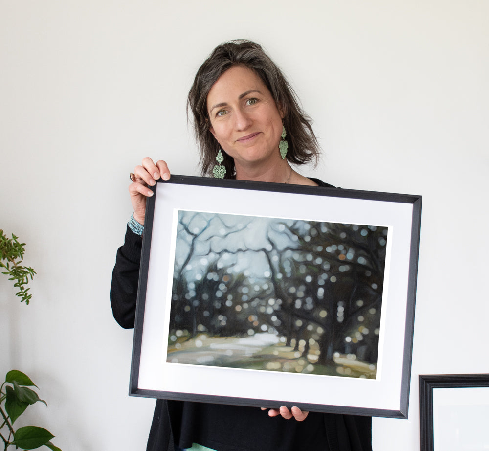 New Zealand artist Mel McKenzie won the Southland Resident Award with this painting of Queens Park, Invercargill. Now available as a print.