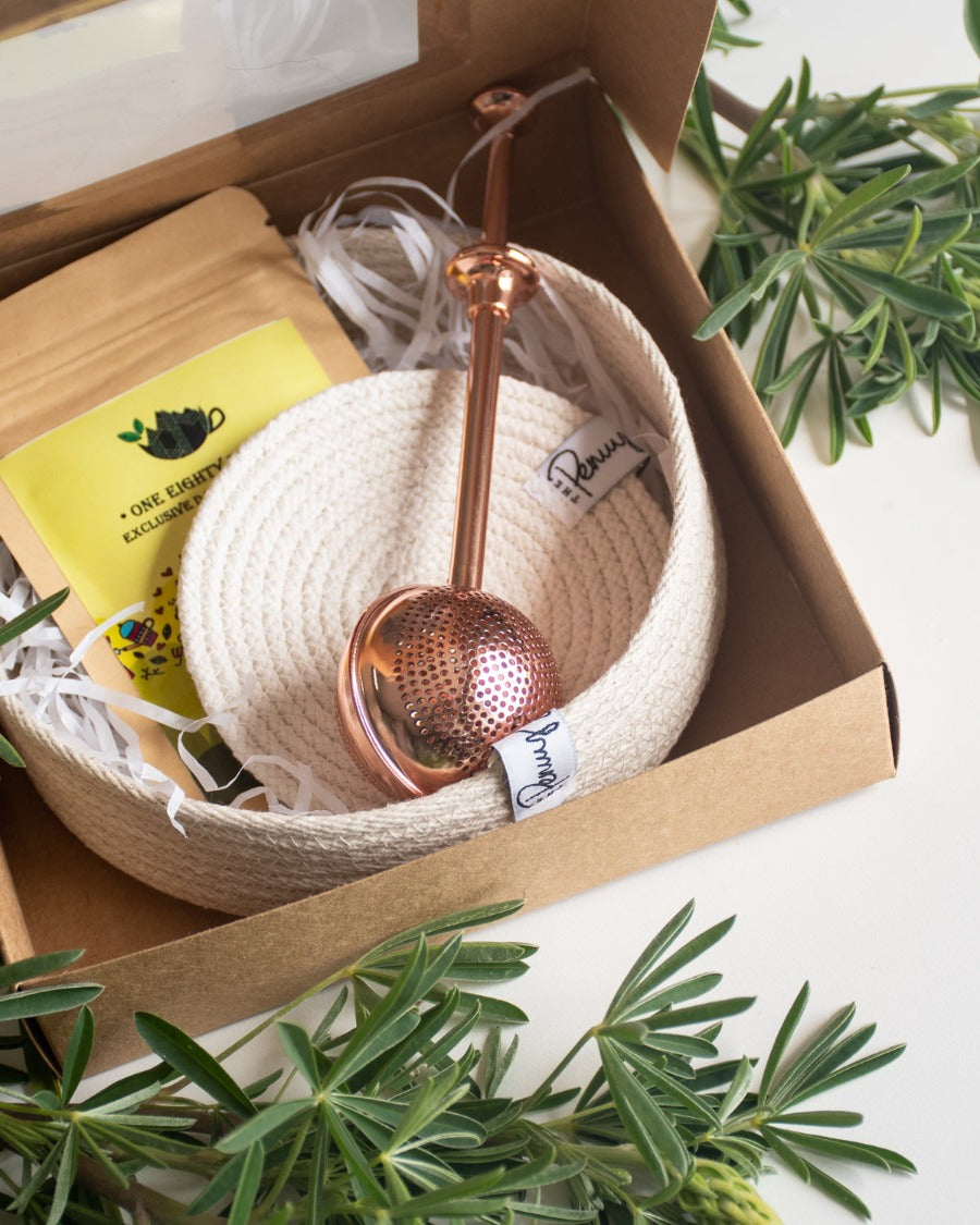 Teacher gift basket, gift for friend, tea lover, loose leaf tea, in thoughtful gift basket
