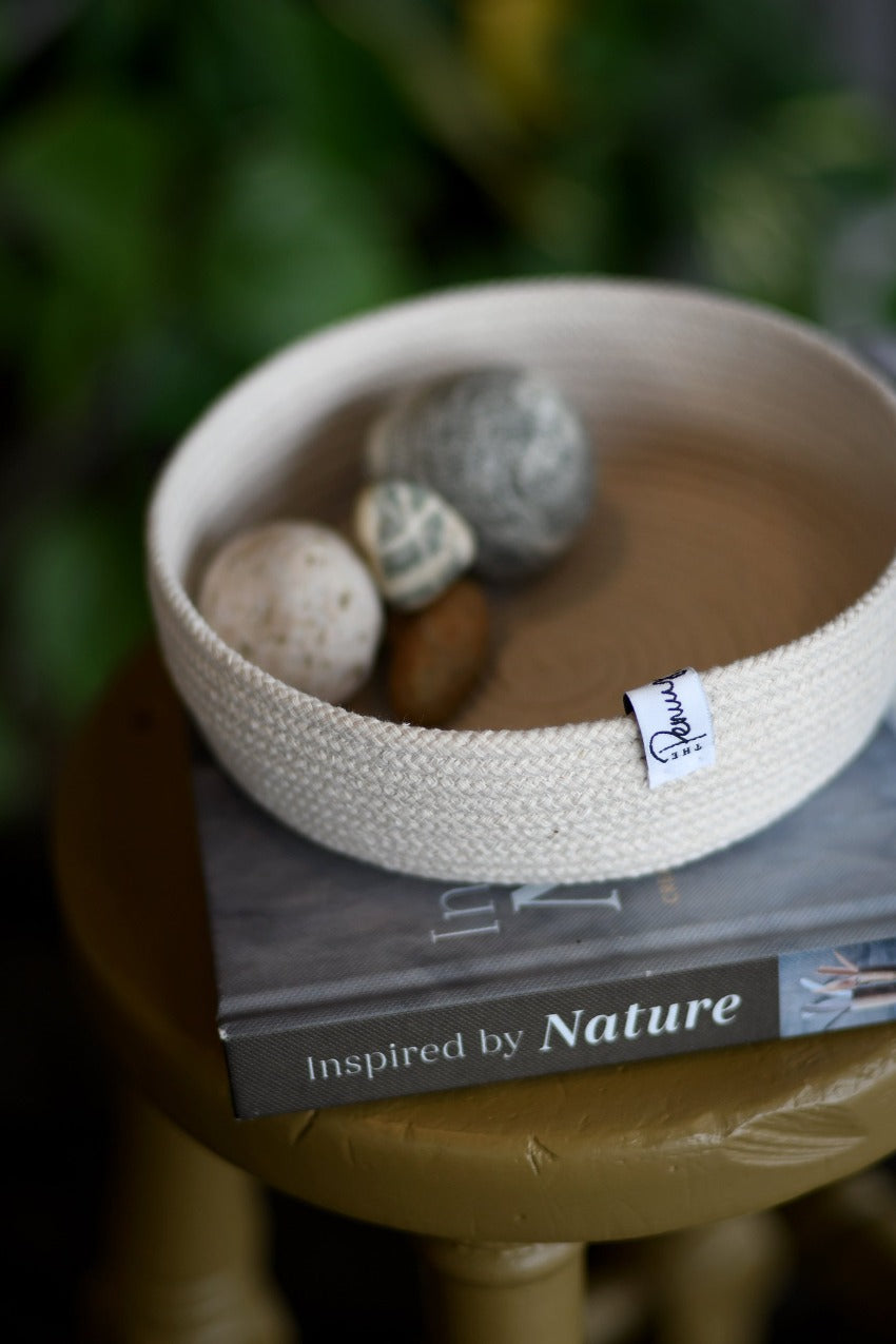 Valet Tray - rope basket