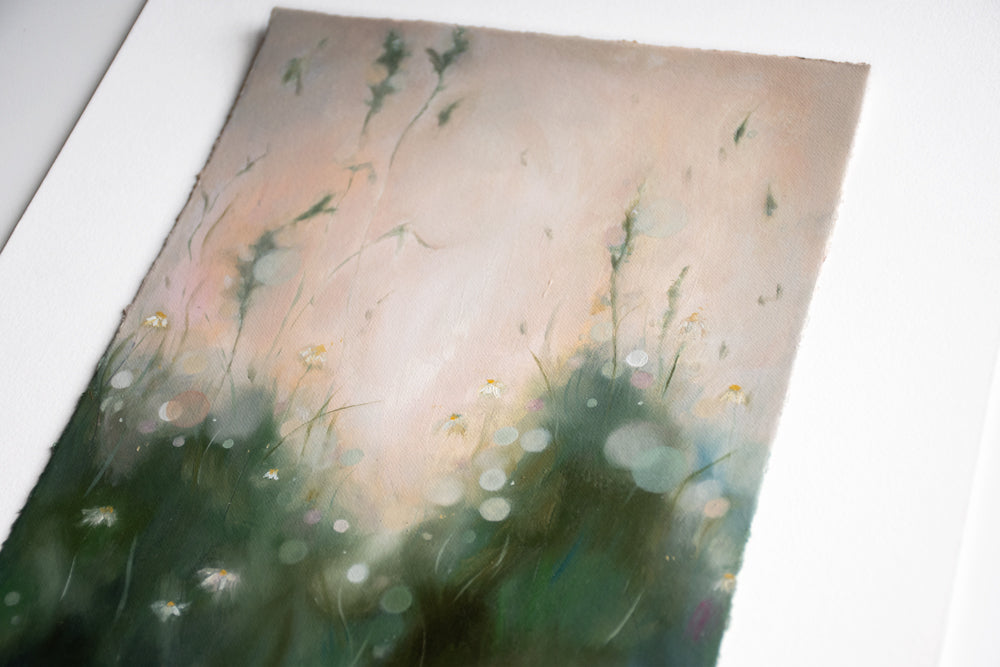 Original oil painting - Where Whispers Hide