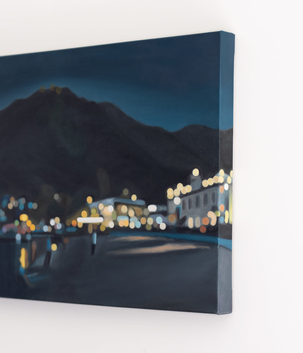 Queenstown - Bokeh oil painting on canvas