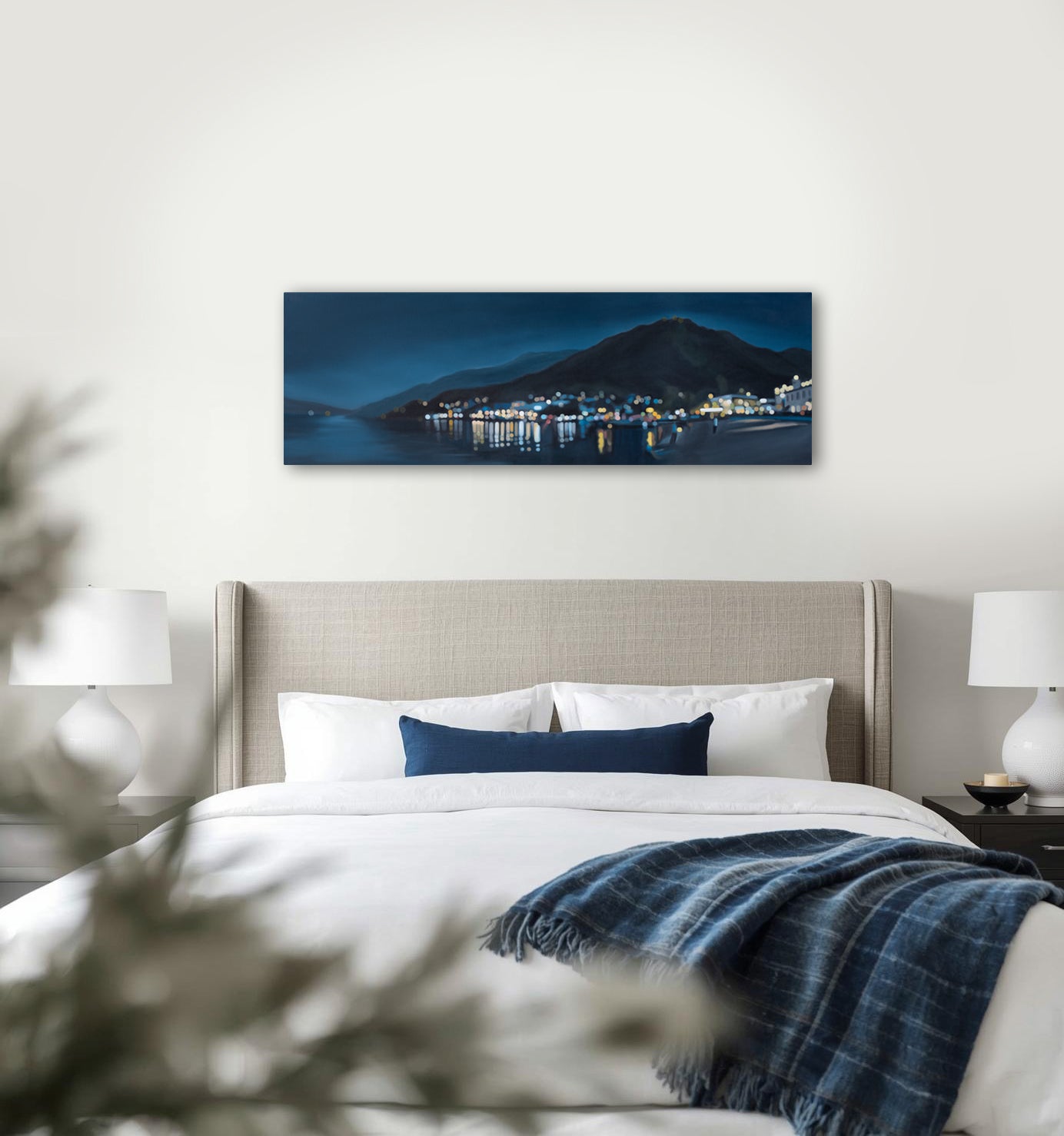 Queenstown - Bokeh oil painting on canvas