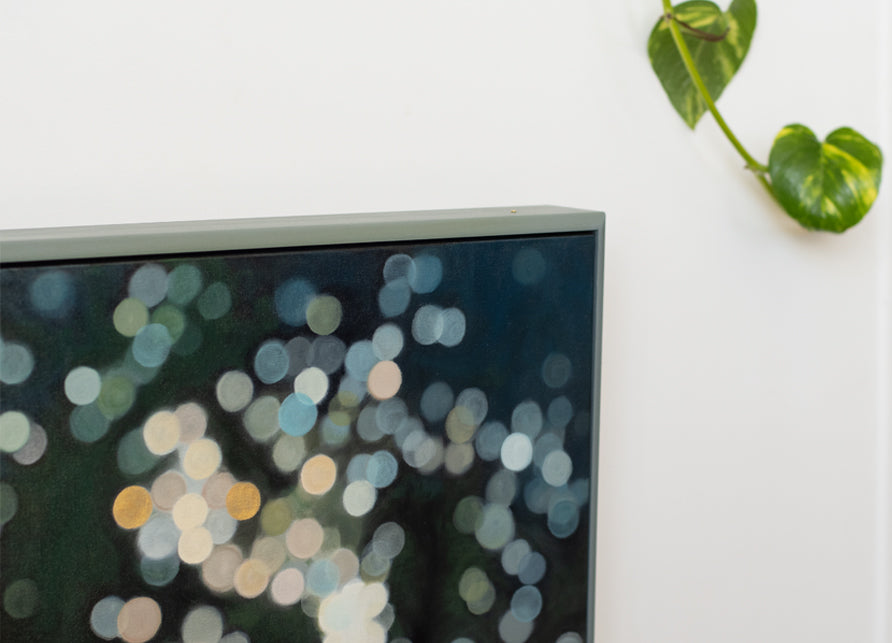 Filtered Dawn - original bokeh oil painting