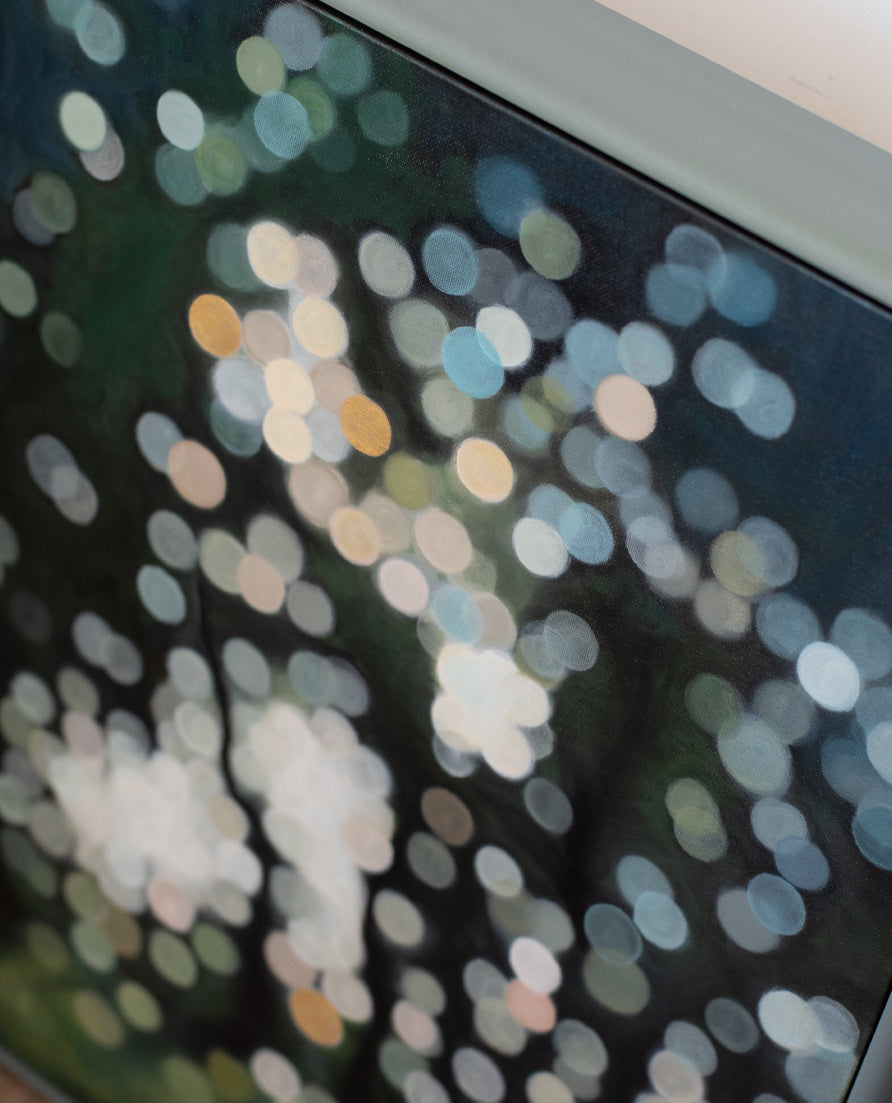 Filtered Dawn - original bokeh oil painting